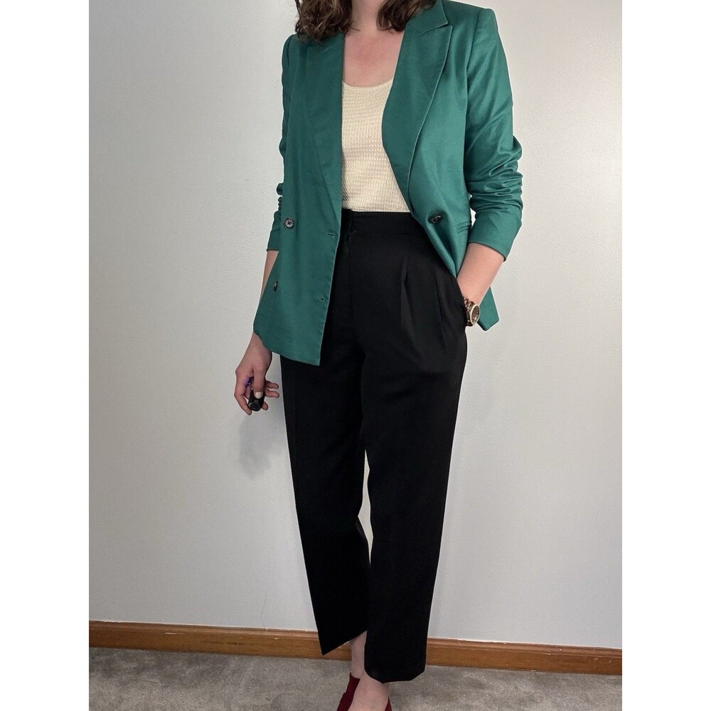 Vintage Ann Taylor Dress Wool Trousers Pants Pleated Womens SZ 8 Pants Made USA